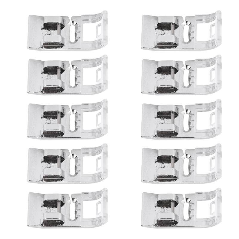 10PCS Straight Stitch Presser Foot Mini Portable Durable Stainless Steel