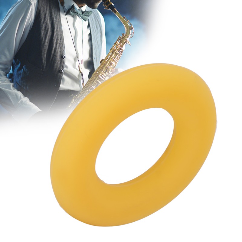 Saxophone Mute Alto Sax Tone Filter Silicone Bell Protective Ring