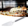 Cortador de pizza de acero inoxidable, cortador de pizza triangular