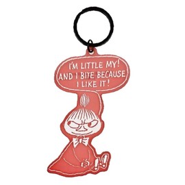 Marimo Craft MOM-612 Matte Dyed Key Holder, Little My Moomin, W 3.0 x H 3.5 inches (75 x 90 mm)