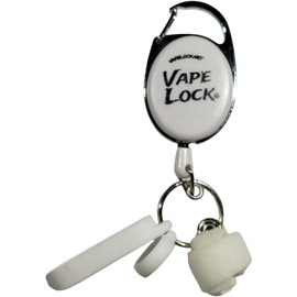 Vapelock Retracting Vape ClipPatent Pending The First Retracting Anti-Loss Device for All Lightweight Vapes Keeps Vape Upright and Available