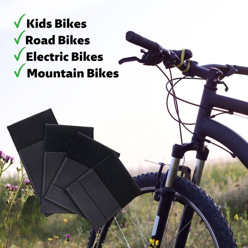 Lyivisk Bicycle Frame Protector Set of 4 with 6 Rubber