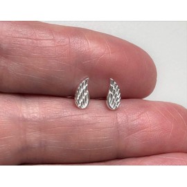 Angel Wings Earrings - 925 Sterling Silver (Tiny)