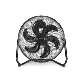 Taurus-SPAIN FLASH | High-Speed Metal Industrial Fan | Floor and Wall | Air Circulator | 5-Year Warranty | 20 Inches | Industrial Performance | 1490 RPM | Black