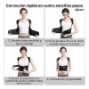 Chaleco Corrector De Postura Ortopédico Lumbar Unisex M Mvmy