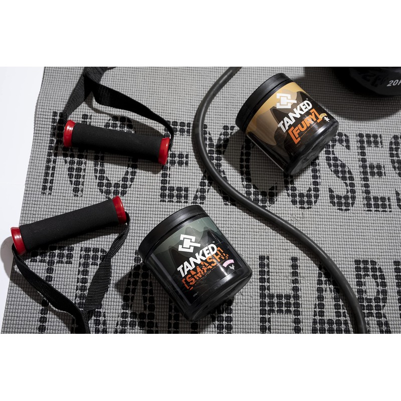 Tanked Smash, Pre Workout Powder - 250g - Improve Focus