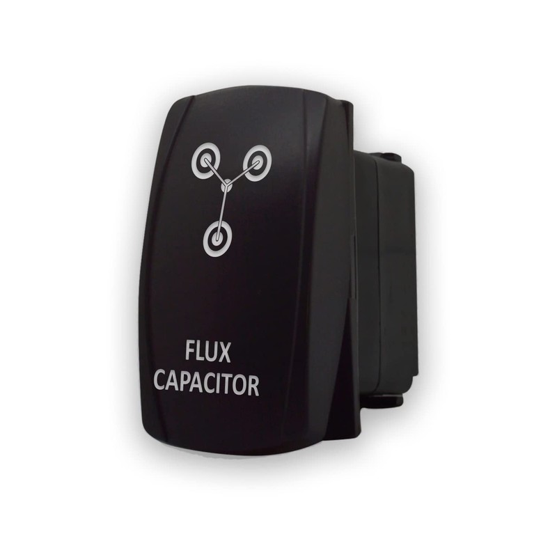 Flux Capacitor - Green - Laser Etched 5-Pin Double Pole