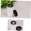 HONMEET 2pcs Manicure Men Nail Pen Cup Reusable Plastic Wash