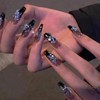 Ncip02 False Nail Tip, Short, Nail Tip, Cute, Plain, Simple,