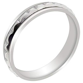 Treasure Bay WOMENS 5MM Band Celtic, Wave, Plain design 925 Sterling Silver Spinner/Spinning/Spin Band Ring Meditation Stress Relief Ring for Women (TB40010156R, L)
