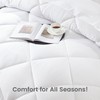 SLEEP ZONE King Size Comforter Duvet Insert, Down Alternative Reversible