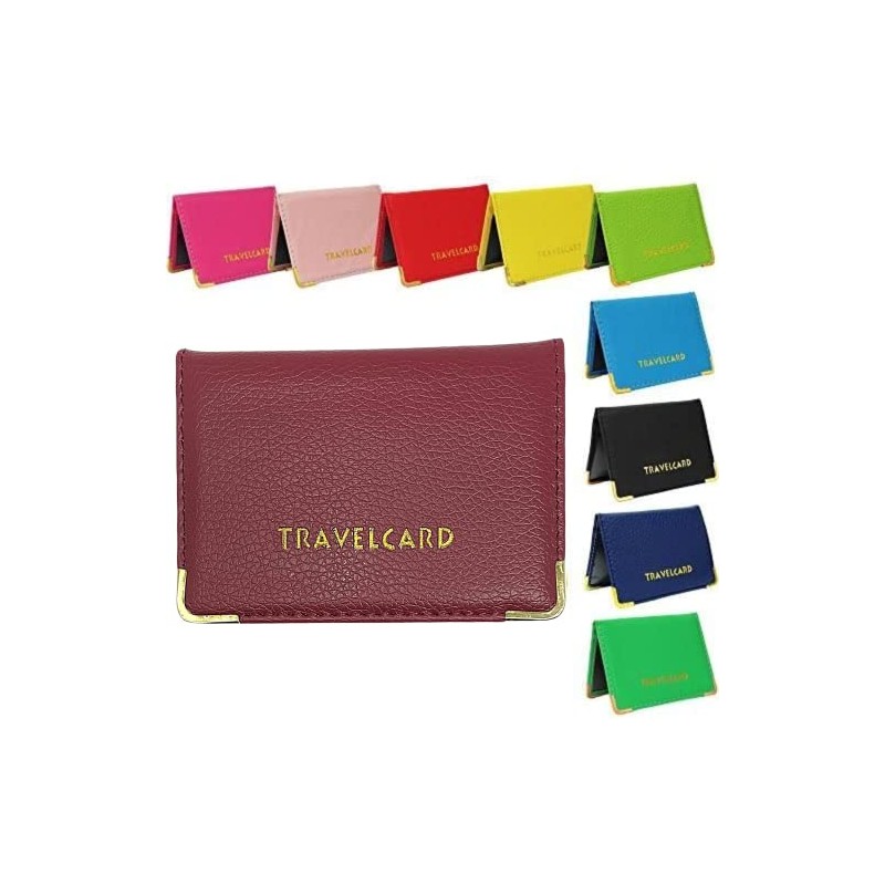 Glemified - New Leather Oyster Travel Card Bus Pass Holder