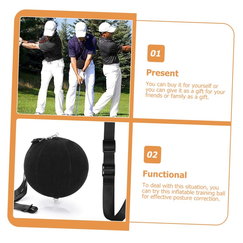 Sosoport Golf Training Ball Posture Correction Aid for Men and