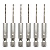 6 Pcs 1/4" Hex Shank Drill Bits 1.5mm High Speed