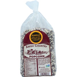 Amish Country Popcorn | 2 lbs Bag | Purple Popcorn Kernels | Old Fashioned, Non-GMO and Gluten Free (Purple - 2 lbs Bag)