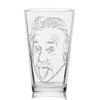 ALBERT EINSTEIN Engraved Pint Glass | Great Gift for Geeks,