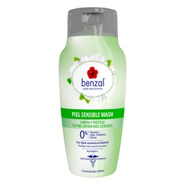 Benzal Wash Jabon Intimo Femenino, Piel Sensible, Shampoo Intimo Mujer, Jabon Intimo, Limpia y Protege, 240ml