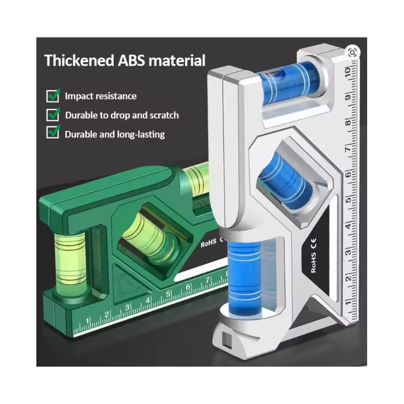 Mini Magnetic Pocket Level for Home & DIY – 3-Angle