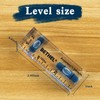 BETHEL Small Level Mini Bubble 90°/180°Spirit Level,2.95 Inch Shatterproof Cross