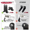 OFFROADTOWN 2 Pack Light Bar Mounting Brackets Side-Mounted Brackets for