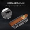 XIFEI Cigar Lighter, Triple Jet Flame Torch Lighter with Cigar