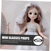 Gatuida 4pcs Mini Swimming Goggles Doll Glasses For Realistic Miniature
