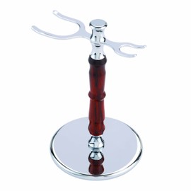 Woodriver Project Kit - Deluxe Razor & Shaving Brush Stand Kit Chrome