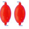 blntackle76 Set of 2 Water Balls Red, Yellow, Clear Oval 8.15 & 30 g, Bubble Water Ball Egg + Free Petri Sticker (Red 2 x 8 g)