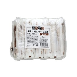 Daiwa Bussan Disposable Wooden Mini Forks, 100 Pieces, 4.1 inches (10.5 cm), Prosperous Business