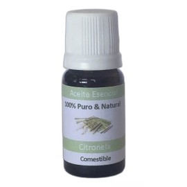 Naturalcare Aceite Esencial Citronela 100% Puro Natural Comestible  10ml