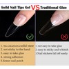 Solid Nail Tips Gel Nail Art Gel Paint Solid Patch