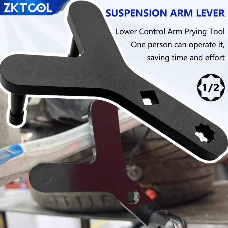 ZKTOOL Suspension Control Arm Pry Tool Bar Hook Wrench