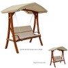 Wooden Point Swing Replacement Canopy Top Cover- RipLock 350