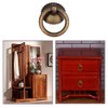 SEIWEI Ring Pull Handles, 40mm Antique Drawer Handles, Drawer Ring