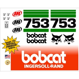 MD 753 Style A Decal Sticker kit fits Bobcat