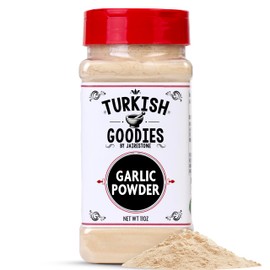 Garlic Powder 11oz – Finely Ground Garlic Seasoning in Pet Jar – Non-GMO, Gluten-Free Seasoning by Turkish Goodies by Jairestone