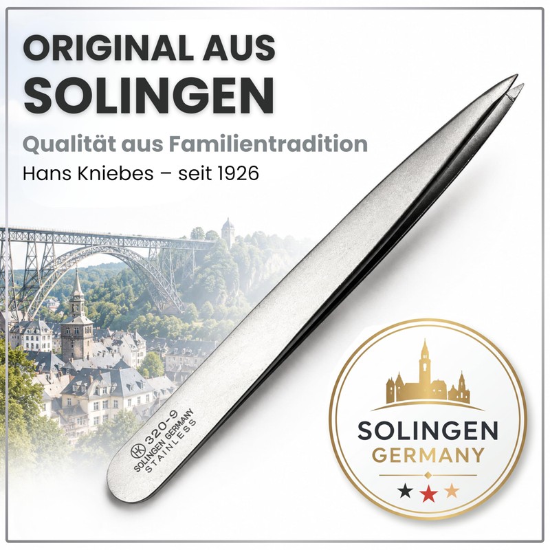 HK Manicure by Hans Kniebes - 8 cm pointed tweezers