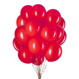 Red Balloons 12 inch,Red Latex Balloons,Pack of 50