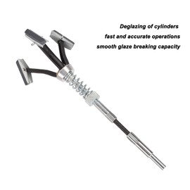 Engine Cylinder Sharpening Stone with 3 Piece 1 1/8 Inch Sharpening Stones 220 Grit Adjustable 3/4 Inch to 2 1/2 Inch Auto Mechanic Tool for Automotive