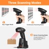 Tera 1D 2D QR Wireless Barcode Scanner with USB Charging