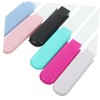 Healvian 6pcs Manicure Tool Glass Nail Files Cuticle Nipper Nail