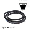 sourcing map XPZ-1250 V-Belts Drive Belt 1250mm Pitch Girth 10mm