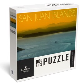 San Juan Islands, Washington, Sunset (1000 Piece Puzzle, Challenging Jigsaw Puzzle for Adults, Made in USA)