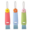 3pcs Cup Lid Gap Cleaning Brush 3 In 1 Multifunctional