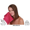 Betz Naples Flannels 100% Cotton 30 x 30 cm Cranberry