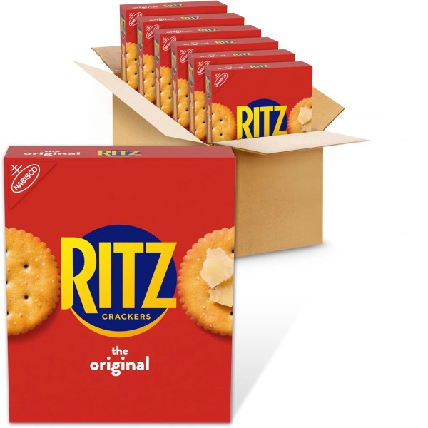 RITZ Original Crackers Pack of 6 Flaky Buttery Snack 10.3