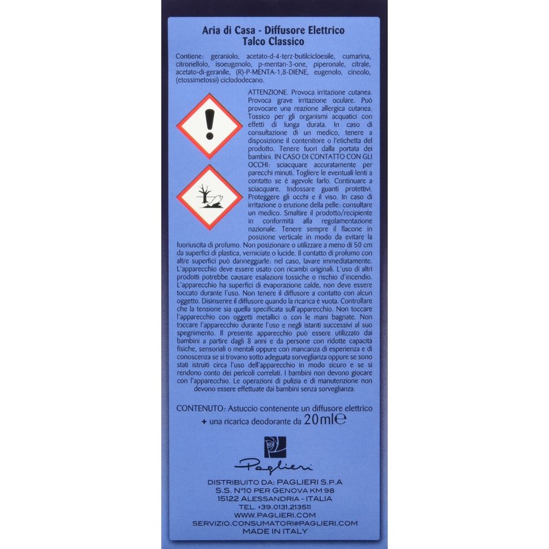 Felce Azzurra Aria di Casa Elektrische Basis Talkum Classic 20