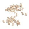 50Pcs Beech Wood Domino Tenon Stopper for Crafting Woodworking Furniture