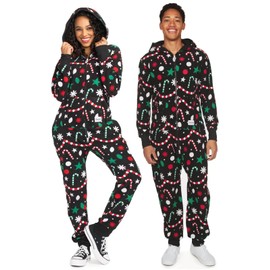 Tipsy Elves Holiday Goodies Jumpsuit Size X-Large