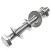 TAODAN 4 Set Sign Post Mounting Bolts Hardware Accessories Set